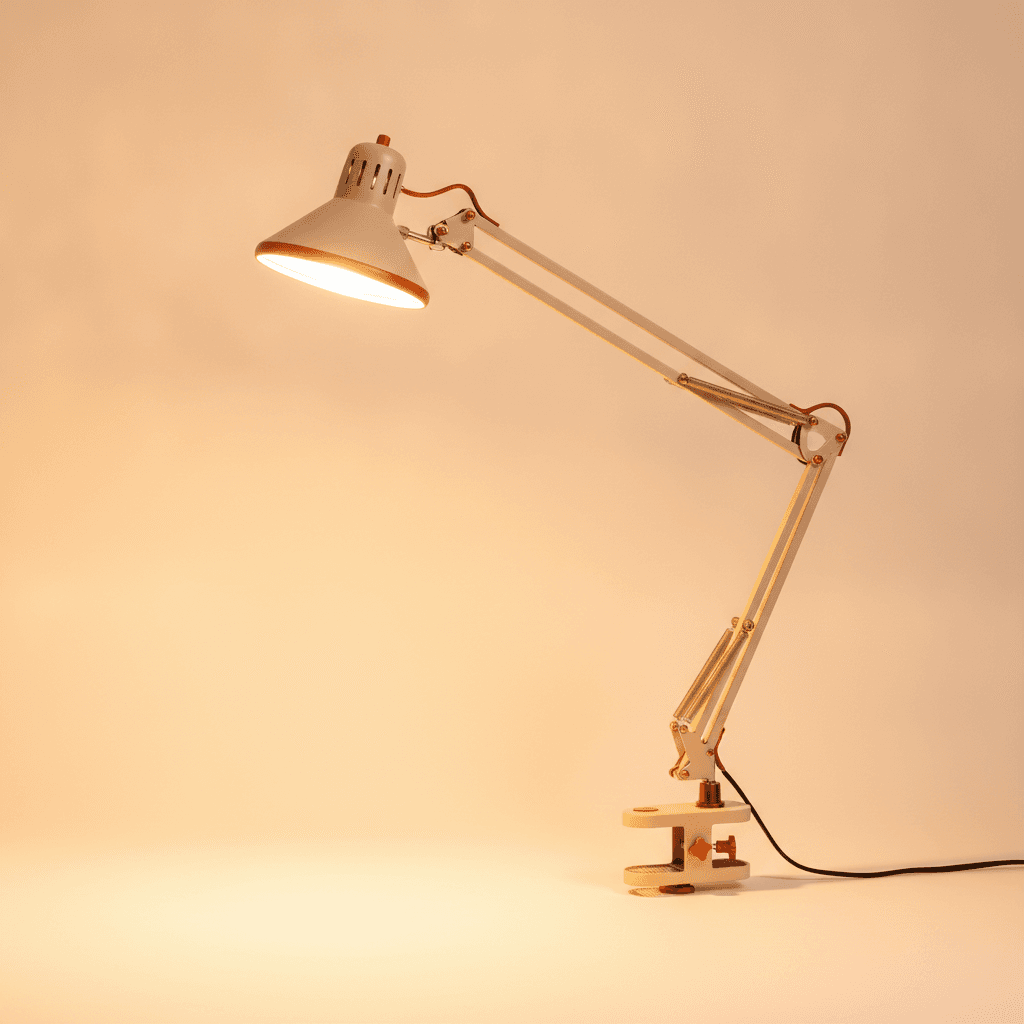 Lampe de Bureau Architecte LED — Pince & Port USB - Image 1